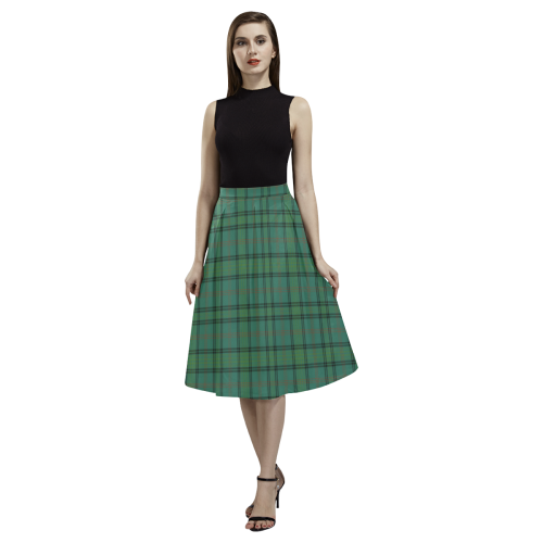 Ross Hunting Ancient Tartan Aoede Crepe Skirt