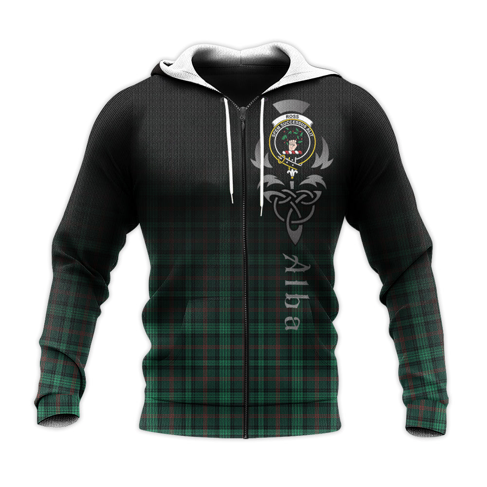 Ross Hunting Modern Tartan Hoodie - Alba Celtic Style