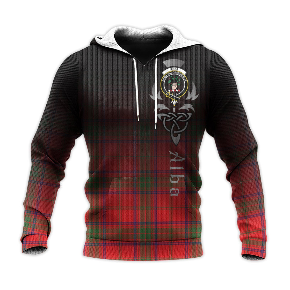 Ross Modern Tartan Hoodie - Alba Celtic Style
