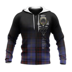 Rutherford Tartan Hoodie - Alba Celtic Style