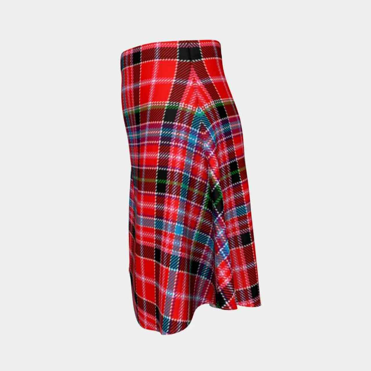 Aberdeen District Tartan Flared Skirt