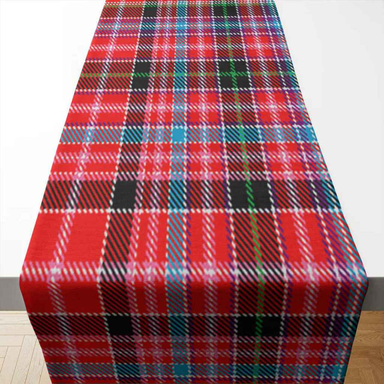 Aberdeen District Tartan Table Runner - Cotton table runner