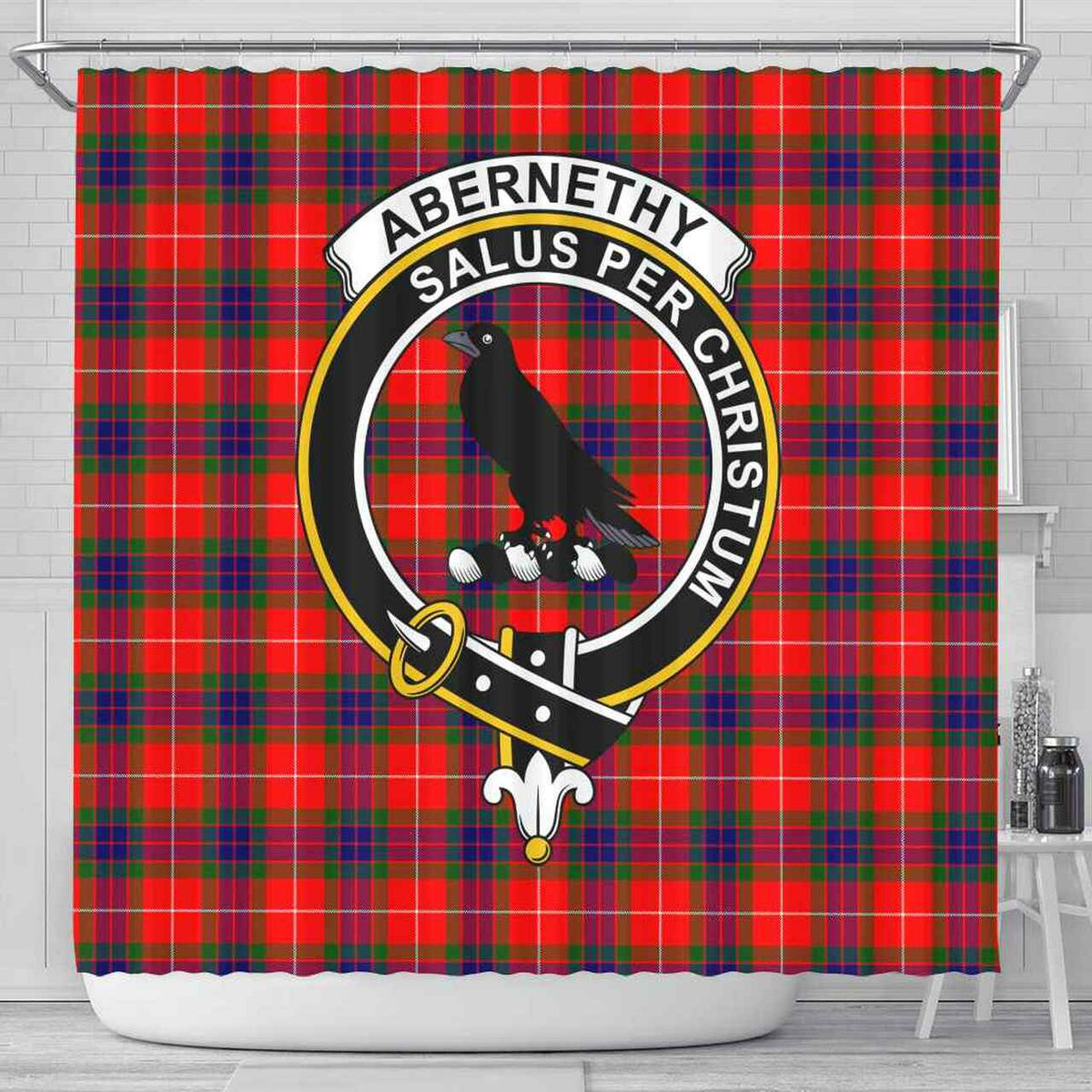 Abernethy Tartan Crest Shower Curtain