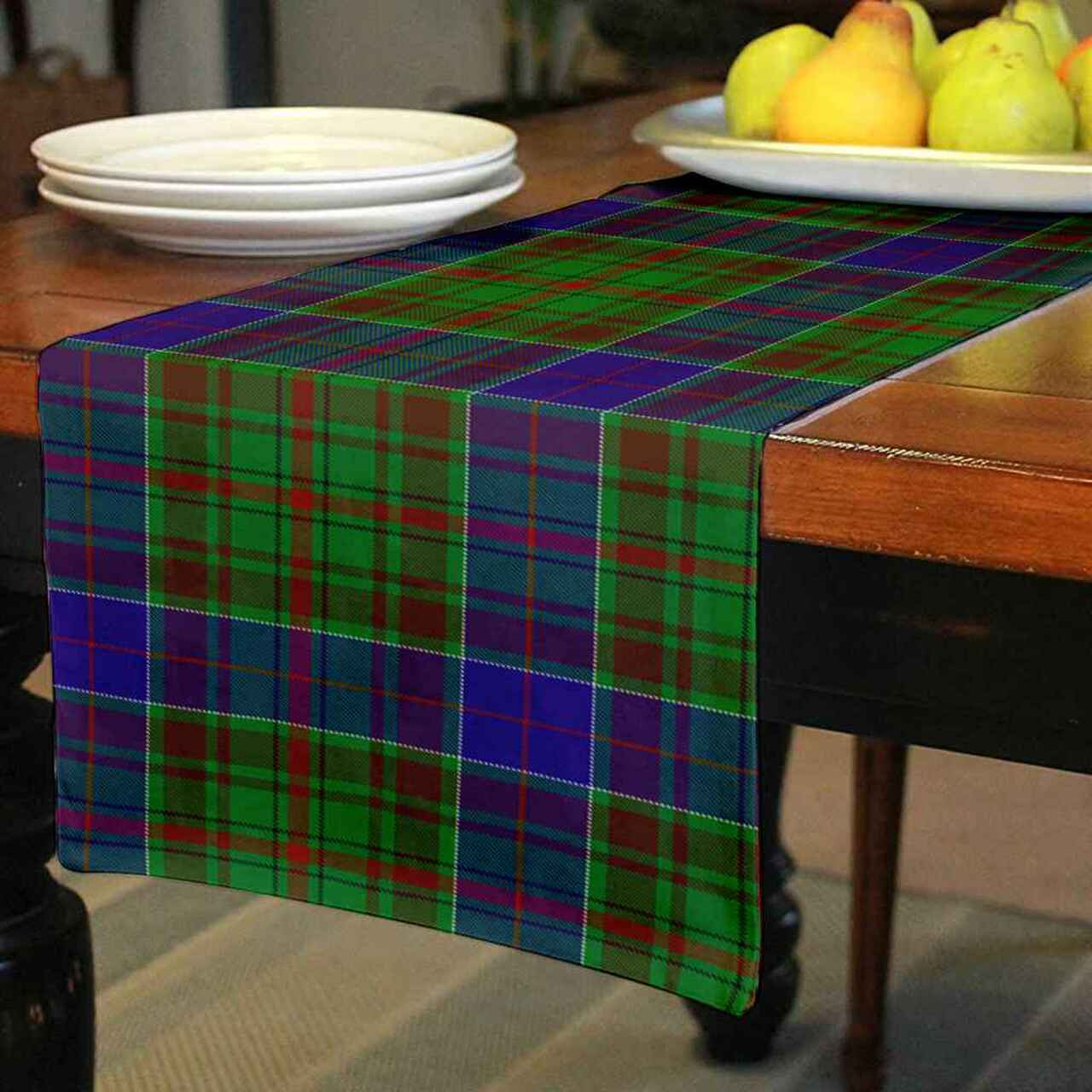 Adam Tartan Table Runner - Cotton table runner