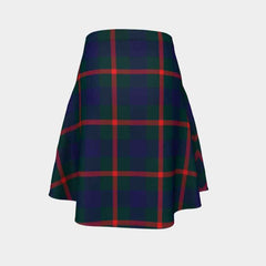 Agnew Modern Tartan Flared Skirt