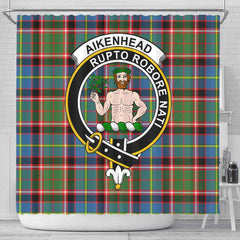 Aikenhead Tartan Crest Shower Curtain