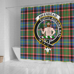 Aikenhead Tartan Crest Shower Curtain