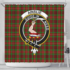 Ainslie Tartan Crest Shower Curtain