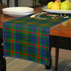 Aiton Tartan Crest Table Runner - Cotton table runner