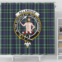 Allardice Tartan Crest Shower Curtain