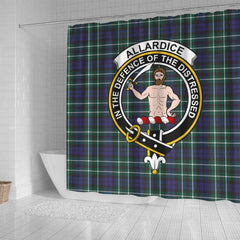 Allardice Tartan Crest Shower Curtain