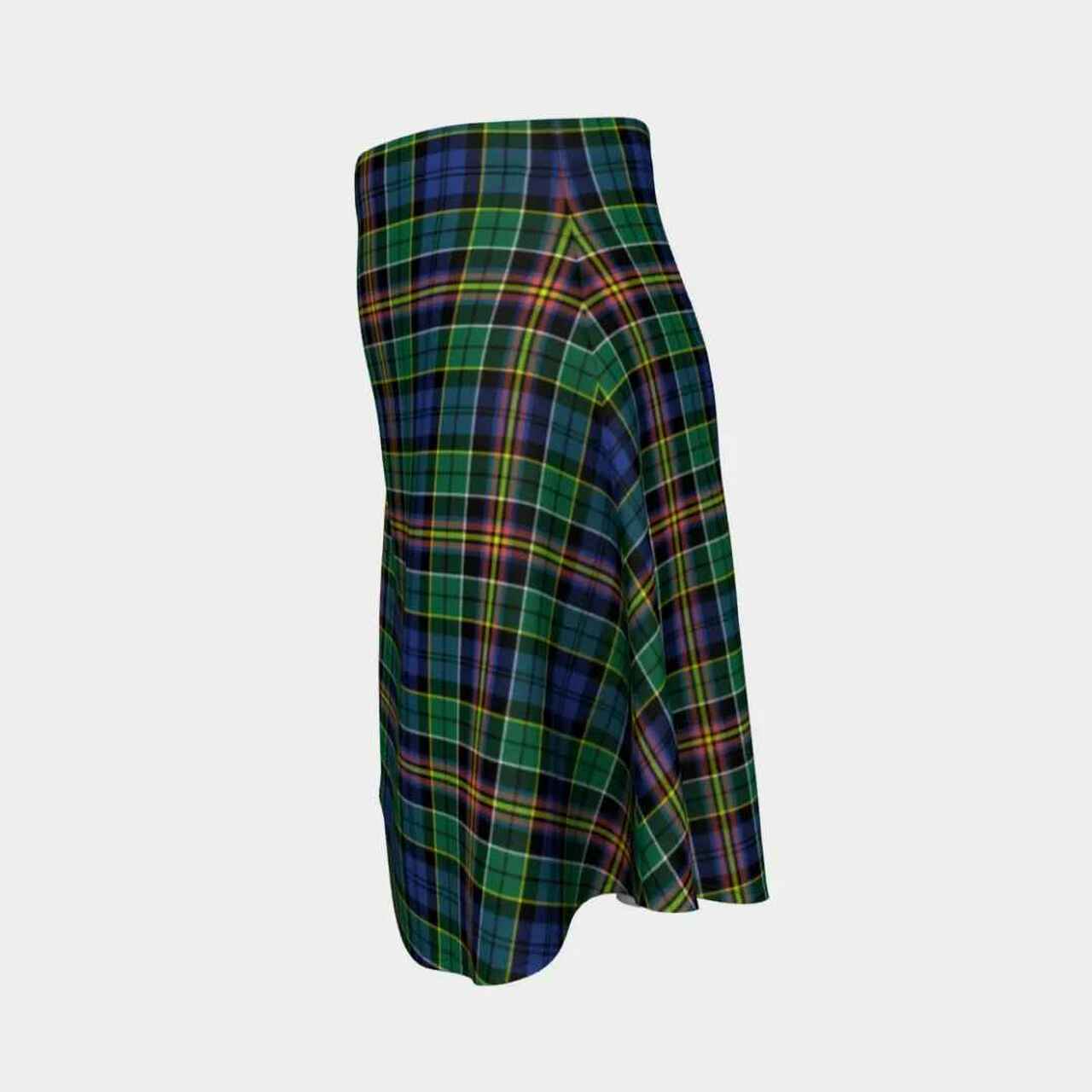 Allison Tartan Flared Skirt