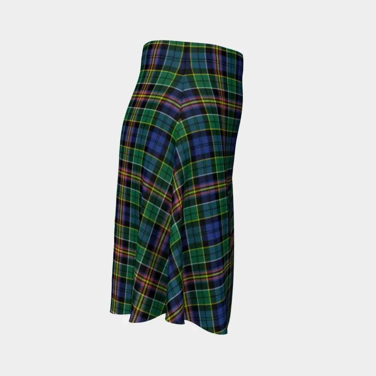 Allison Tartan Flared Skirt