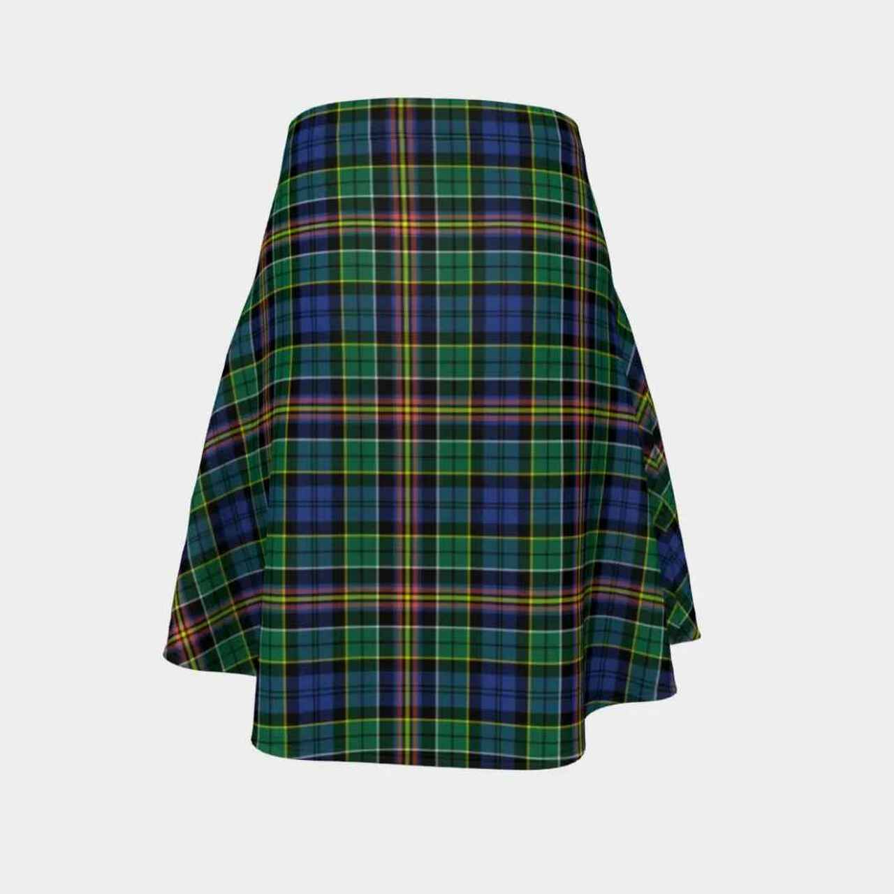 Allison Tartan Flared Skirt