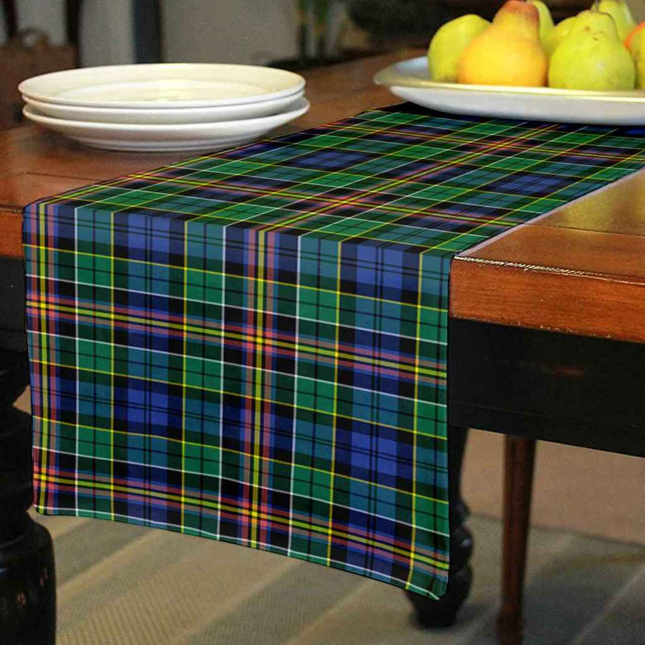 Allison Tartan Table Runner - Cotton table runner