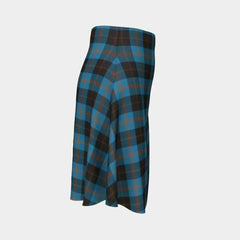 Angus Ancient Tartan Flared Skirt