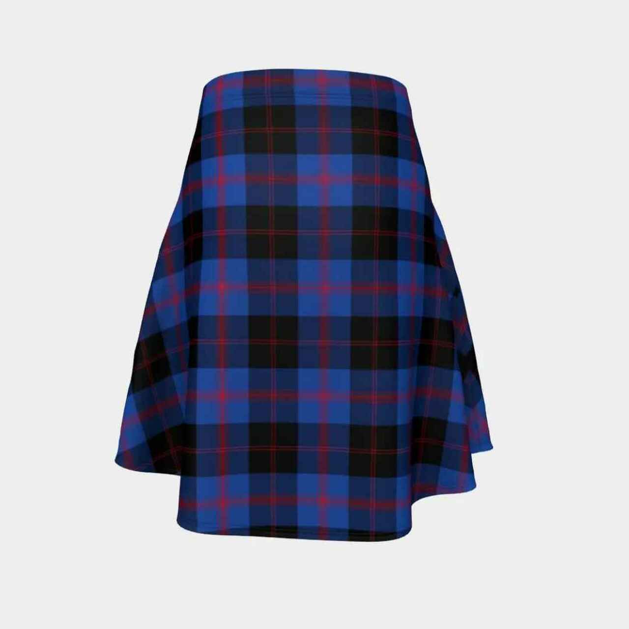 Angus Modern Tartan Flared Skirt