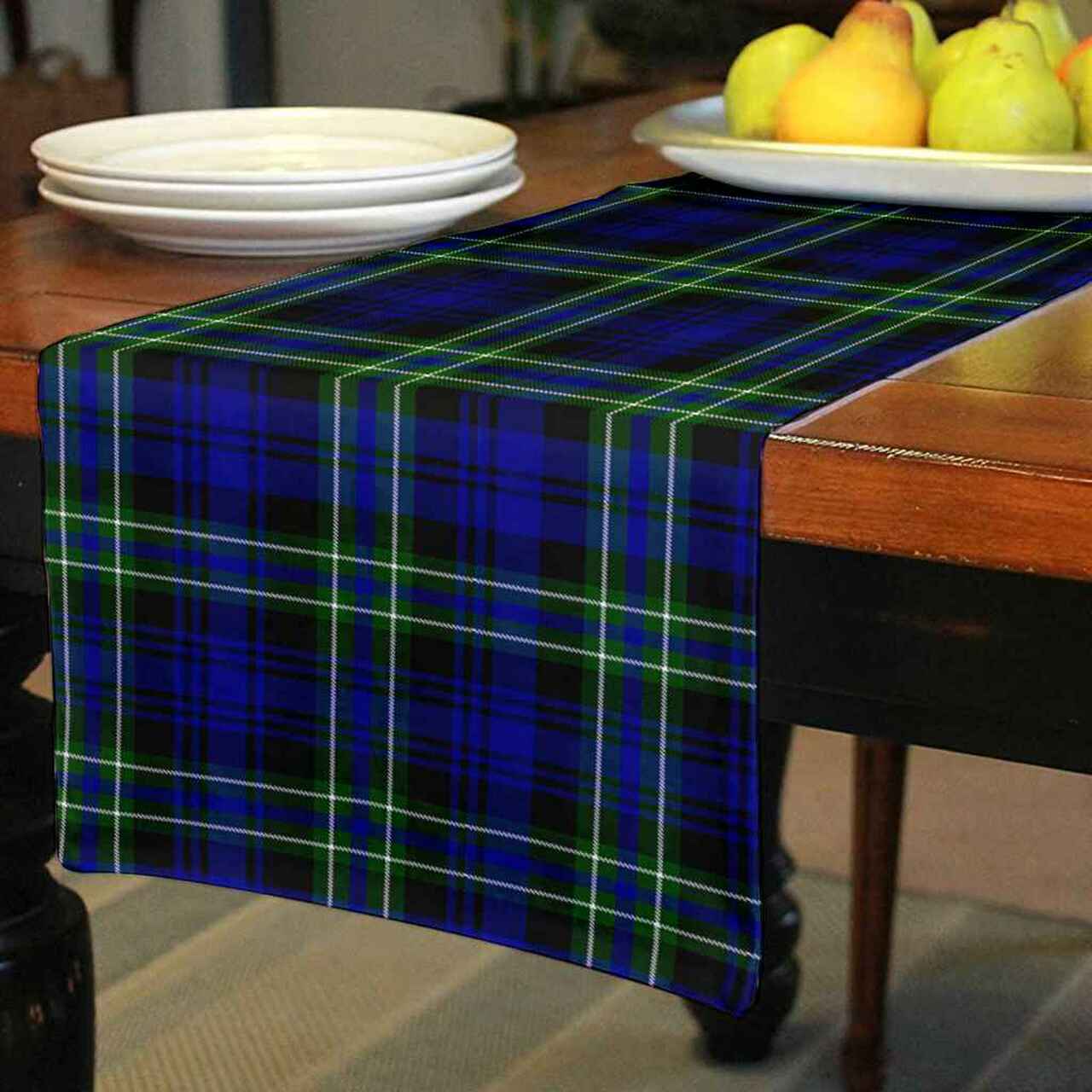 Arbuthnot Modern Tartan Table Runner - Cotton table runner