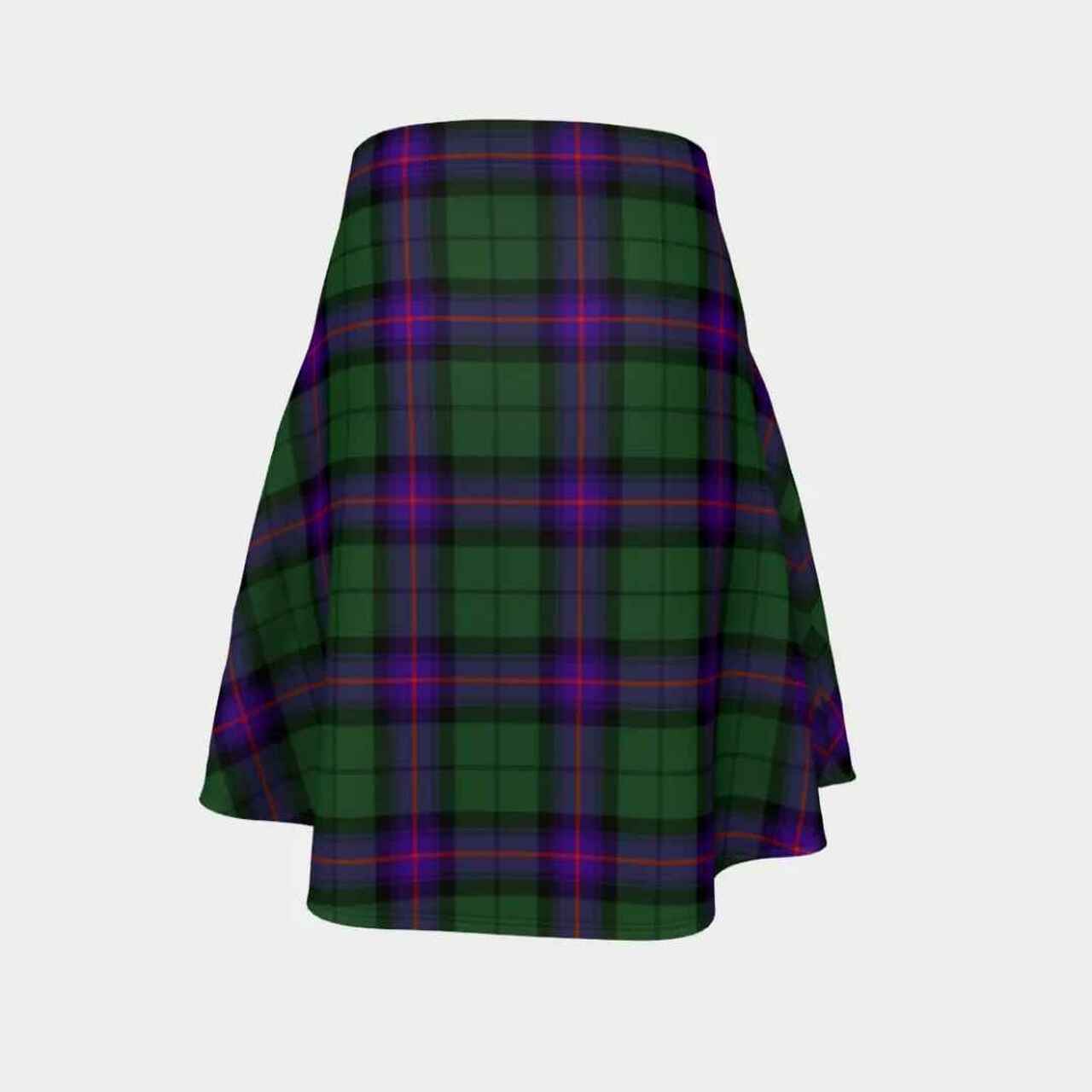 Armstrong Modern Tartan Flared Skirt