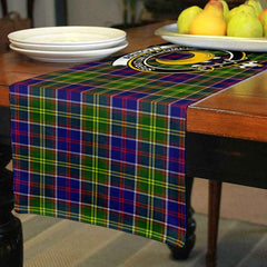 Arnott Tartan Crest Table Runner - Cotton table runner