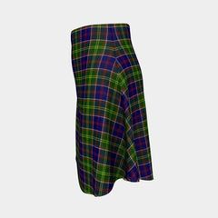 Ayrshire District Tartan Flared Skirt