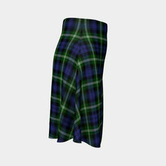 Baillie Modern Tartan Flared Skirt