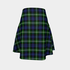 Baillie Modern Tartan Flared Skirt