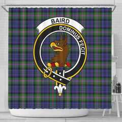 Baird Tartan Crest Shower Curtain