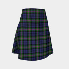 Baird Modern Tartan Flared Skirt