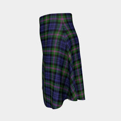 Baird Modern Tartan Flared Skirt