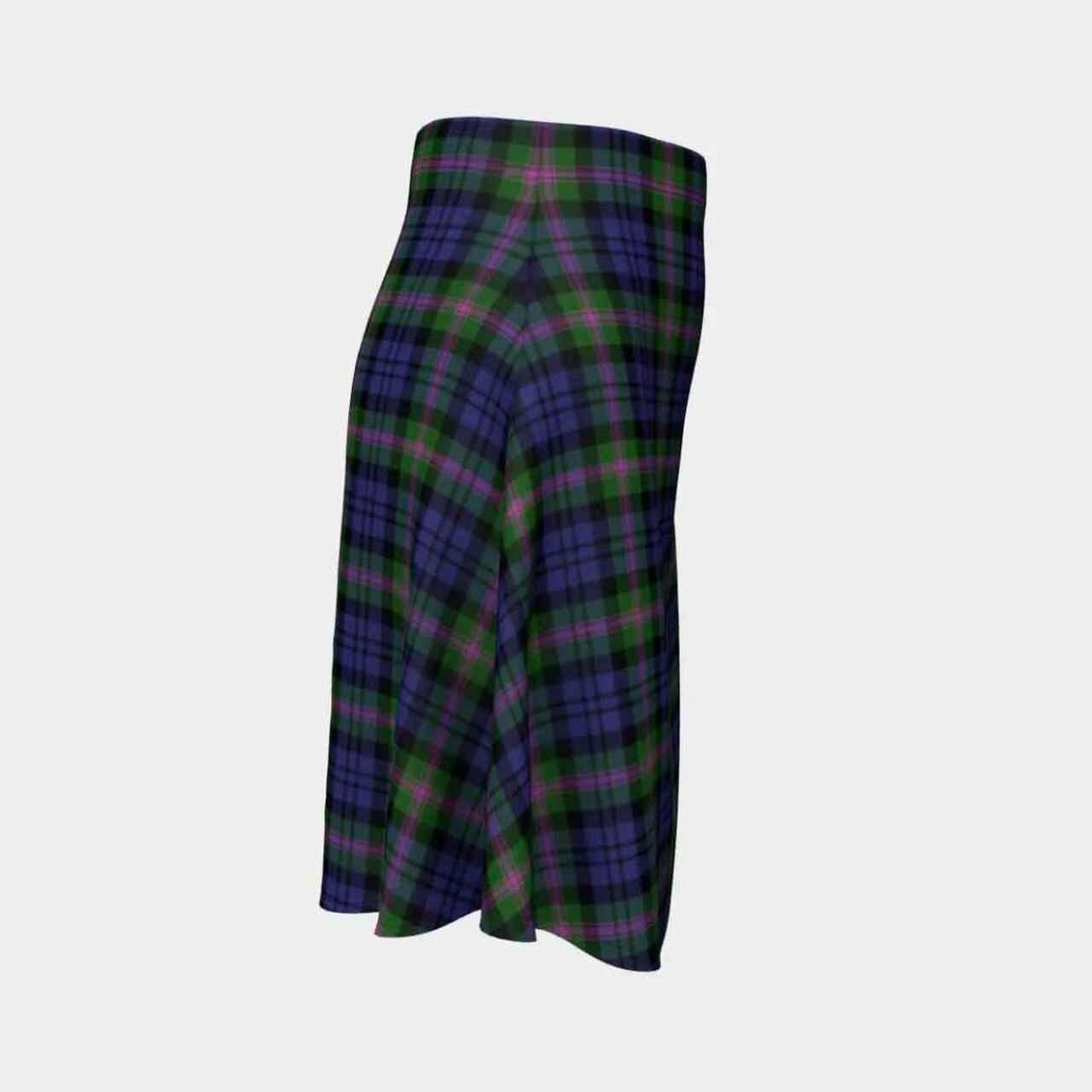 Baird Modern Tartan Flared Skirt