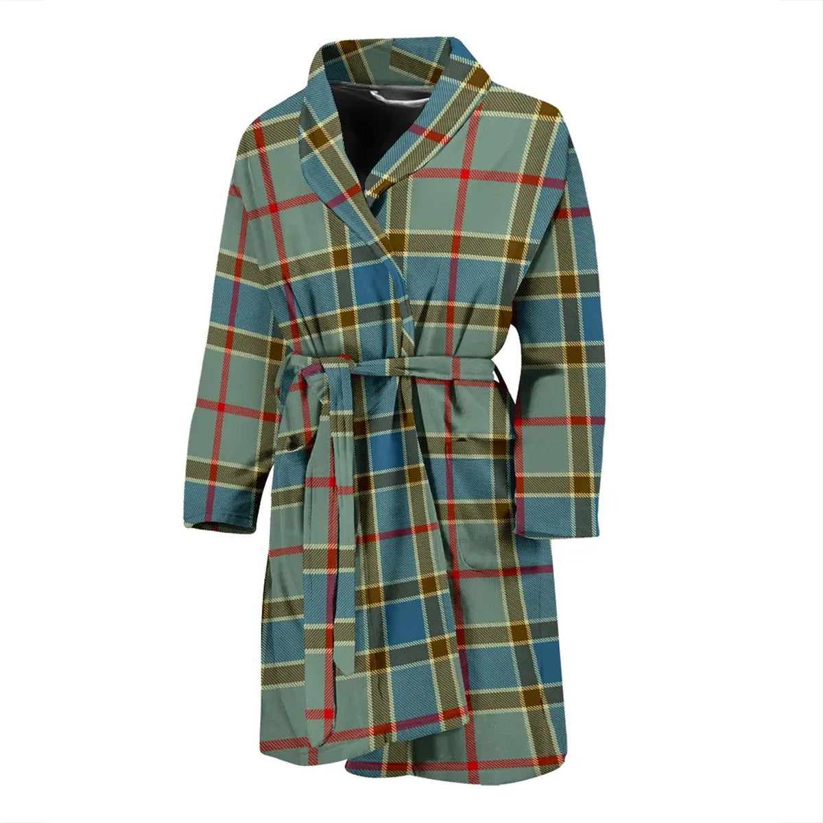 Balfour Blue Tartan Bathrobe