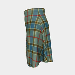 Balfour Blue Tartan Flared Skirt