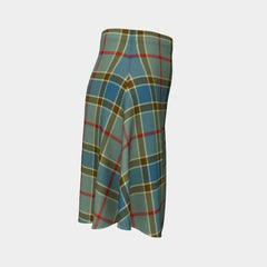 Balfour Blue Tartan Flared Skirt