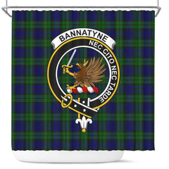 Bannatyne Tartan Crest Shower Curtain