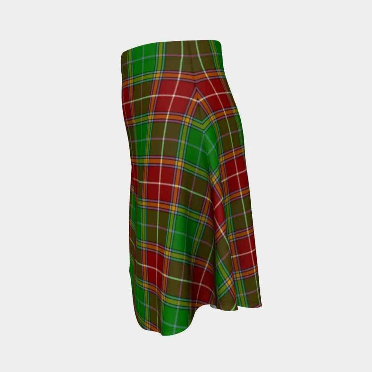 Baxter Modern Tartan Flared Skirt