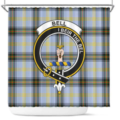 Bell Tartan Crest Shower Curtain