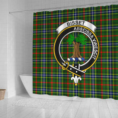 Bisset Tartan Crest Shower Curtain