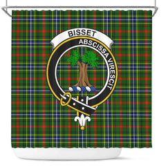 Bisset Tartan Crest Shower Curtain