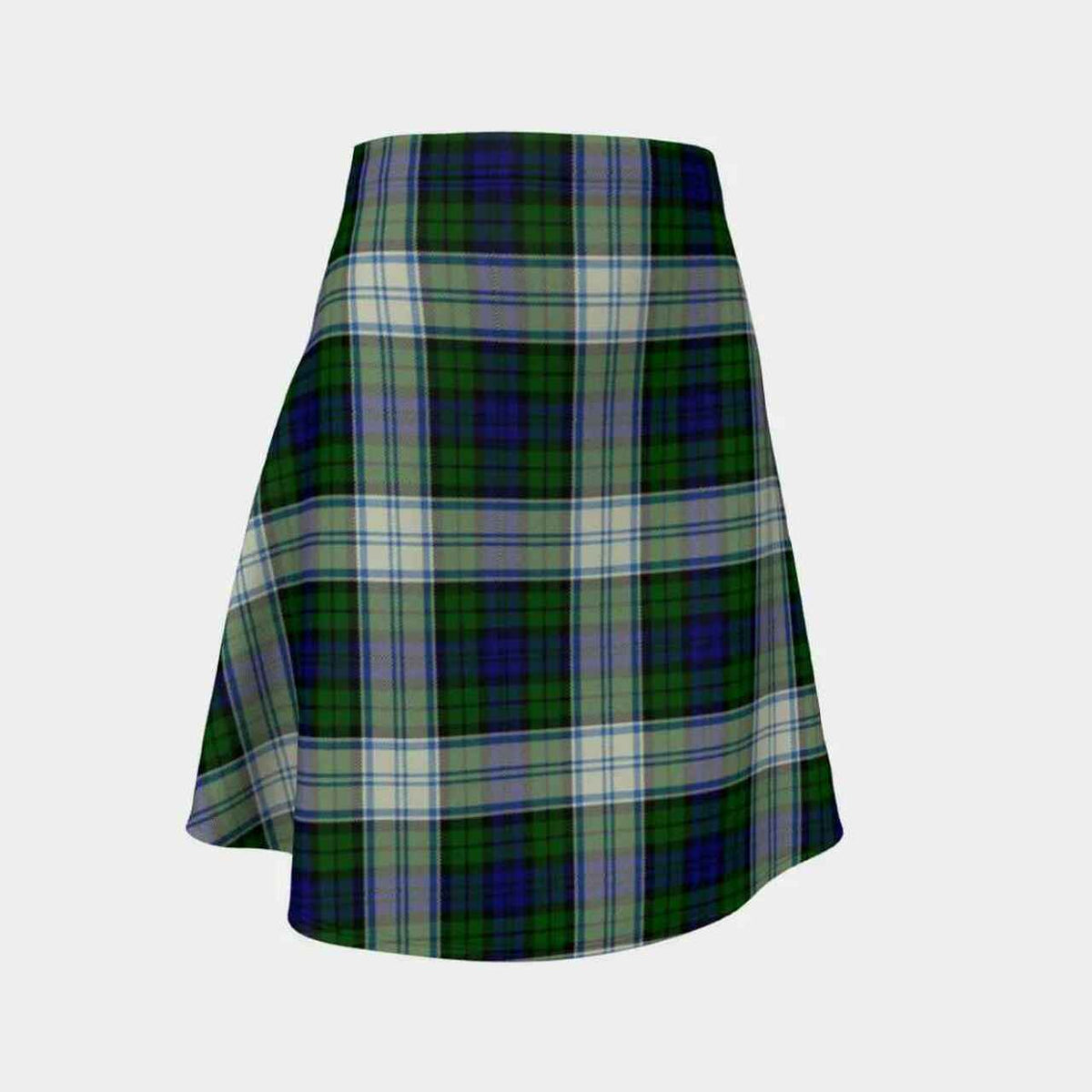 Blackwatch Dress Modern Tartan Flared Skirt