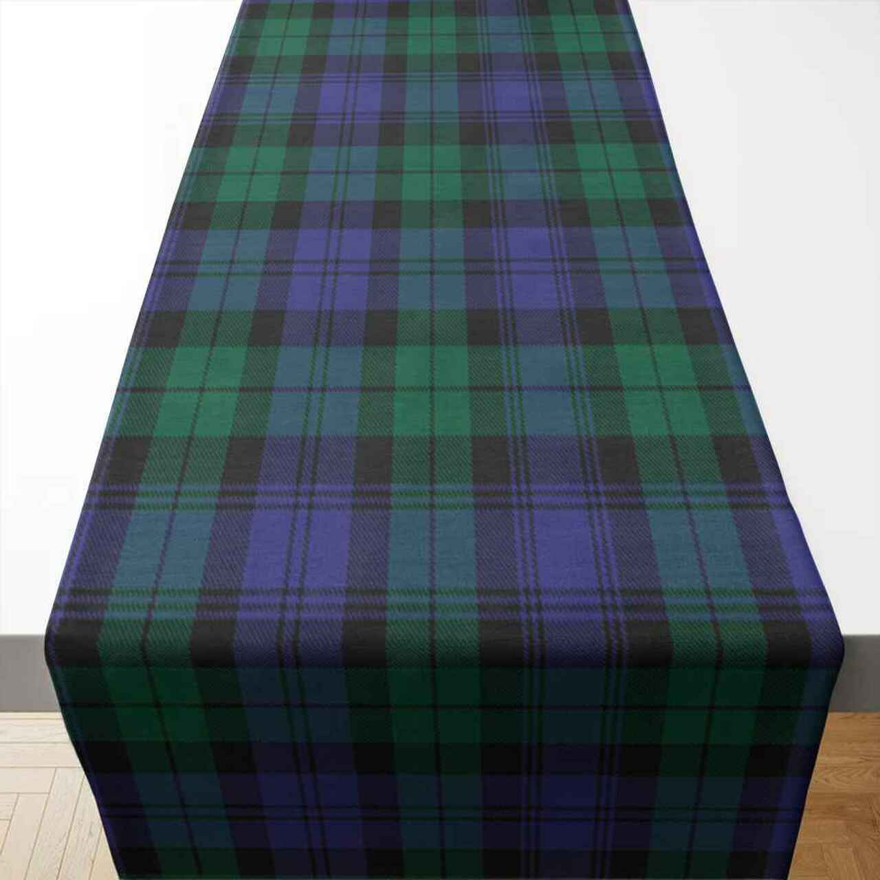 Blackwatch Modern Tartan Table Runner - Cotton table runner