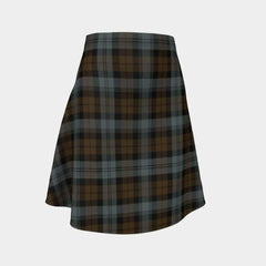 BlackWatch Weathered Tartan Flared Skirt