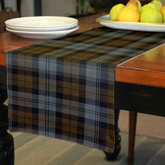 BlackWatch Weathered Tartan Table Runner - Cotton table runner