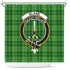 Blane Tartan Crest Shower Curtain