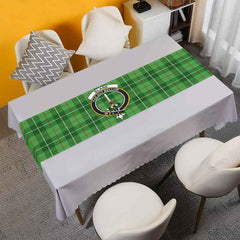 Blane Tartan Crest Table Runner - Cotton table runner