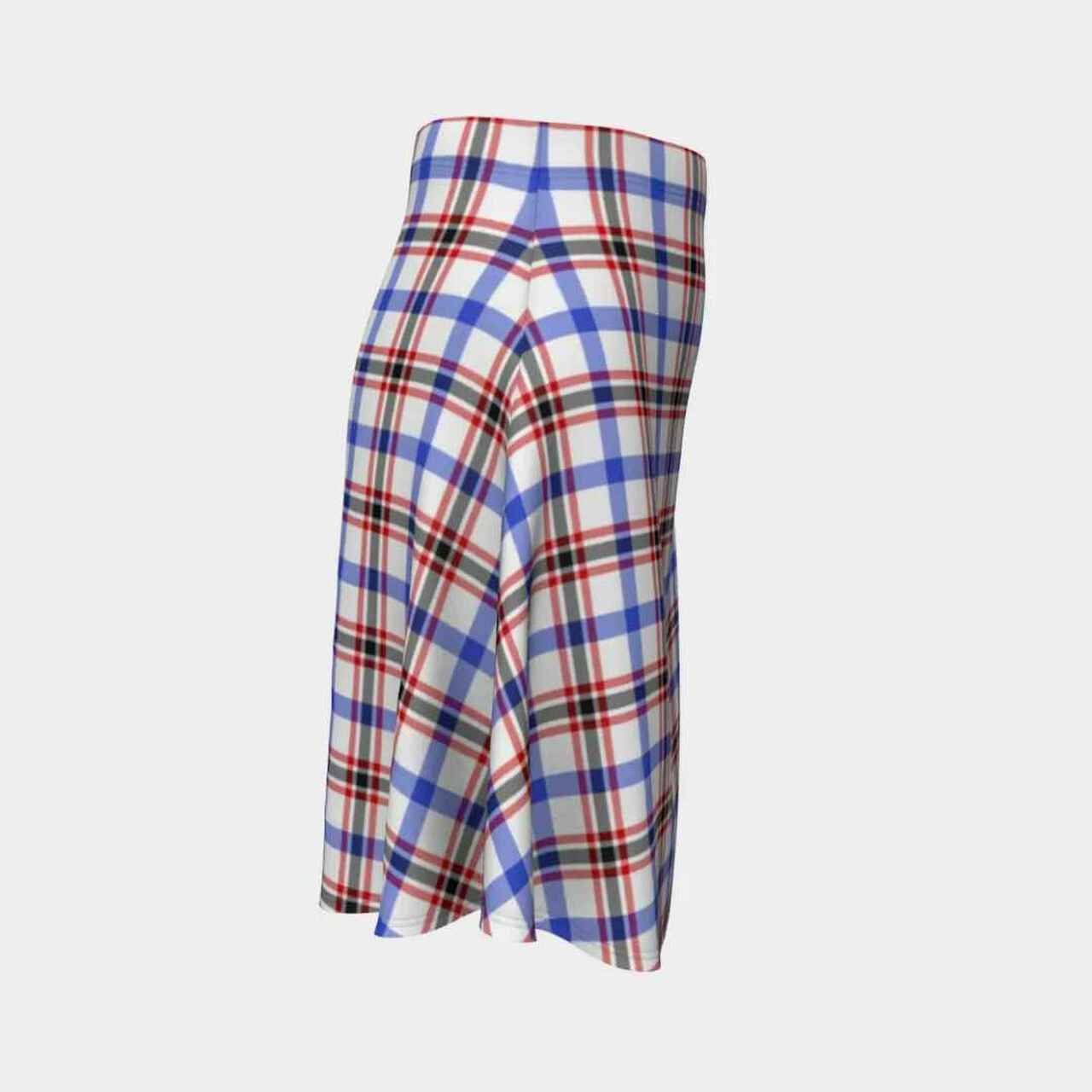 Boswell Modern Tartan Flared Skirt