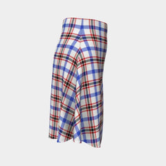 Boswell Modern Tartan Flared Skirt