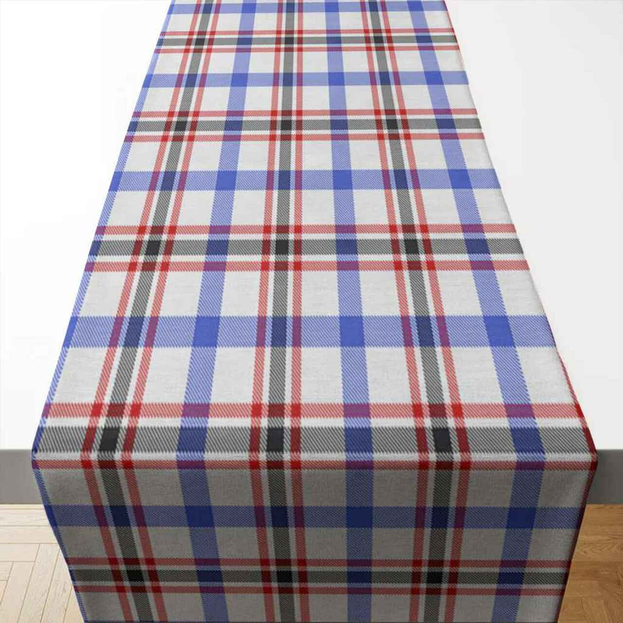 Boswell Modern Tartan Table Runner - Cotton table runner