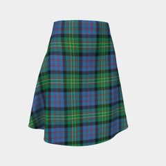 Bowie Ancient Tartan Flared Skirt