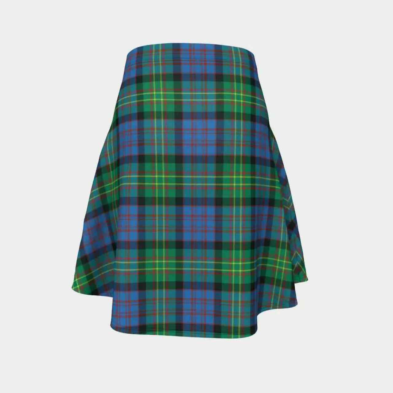 Bowie Ancient Tartan Flared Skirt